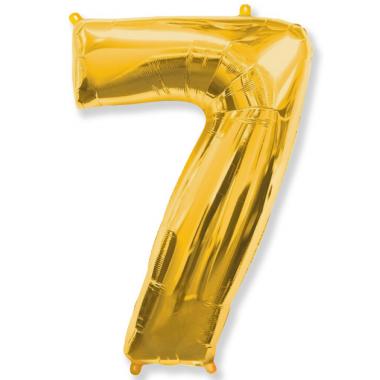 Цифра золото 7